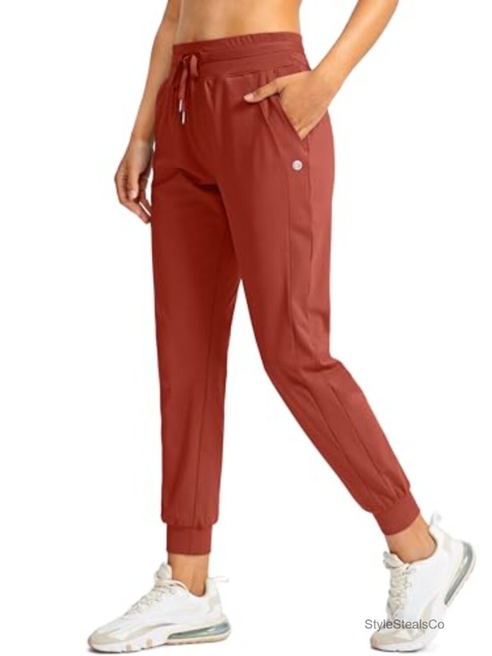 High Waisted Jogger Pants with Zipper Pockets for Women Ultra Soft Athletic